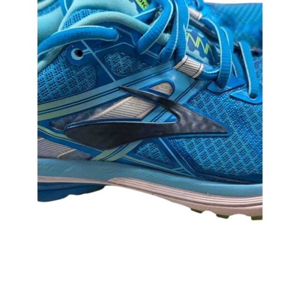 Brooks Ravenna 7 Womens Running Shoes Blue Teal Lime Green Sneakers 9.5 - Picture 5 of 9